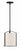 Crystorama CAR-9201-BK Carlyn 1 Light Pendant - Black