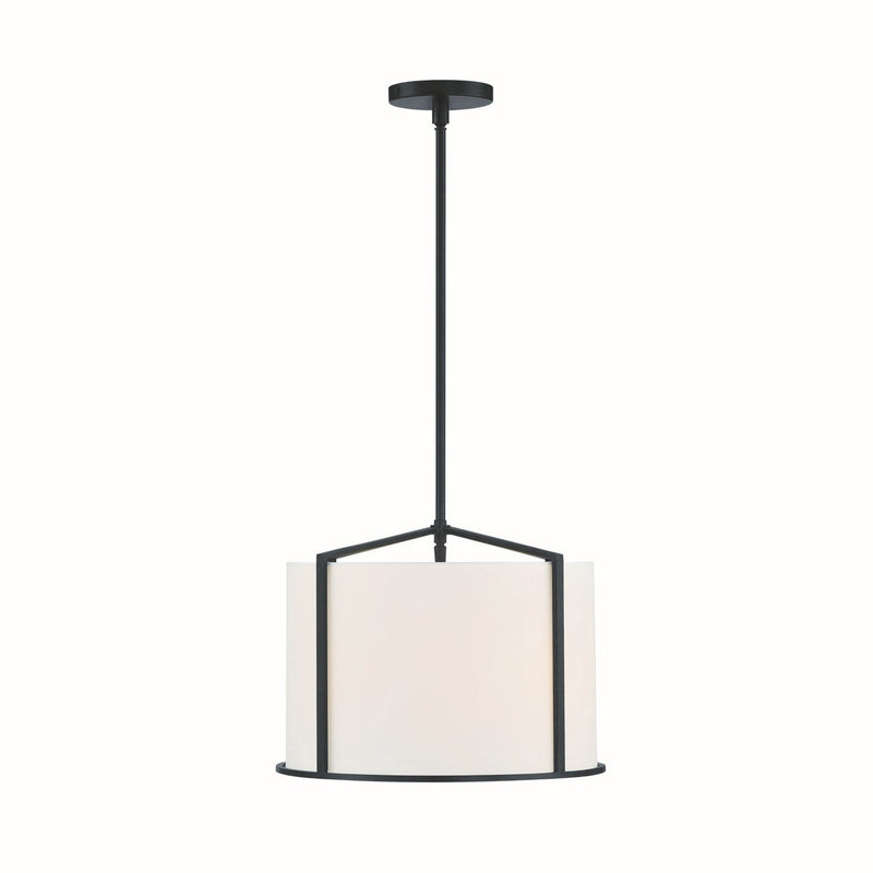 Crystorama CAR-9204-BK Carlyn 4 Light Pendant - Black