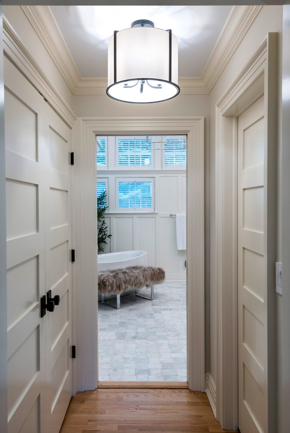 Crystorama CAR-9204-BK Carlyn 4 Light Pendant - Black