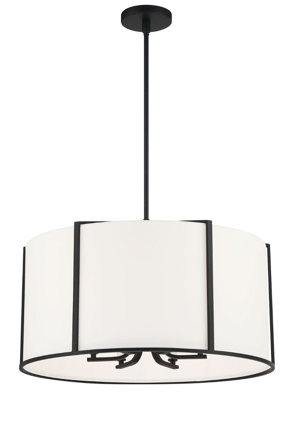 Crystorama CAR-9206-BK Carlyn 6 Light Pendant - Black