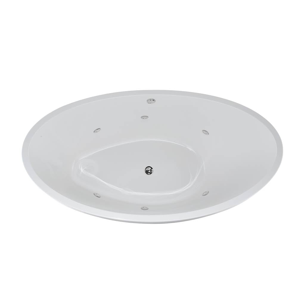 Hydro Systems CAR6636ACO Carli 66 X 36 Acrylic Airbath & Whirlpool Combo Tub System