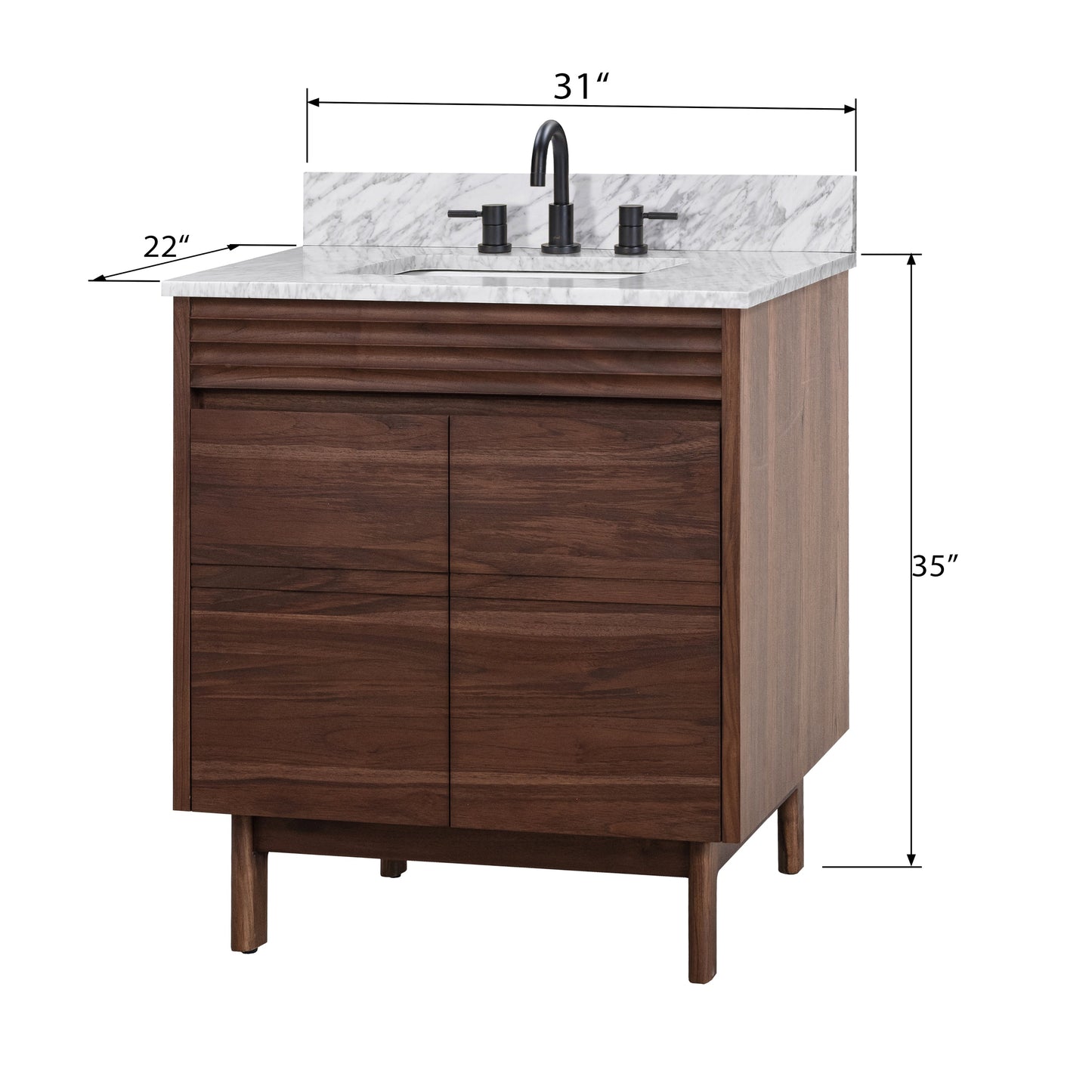 Avanity Carina Single Sink Bathroom Vanity with Top - Parent