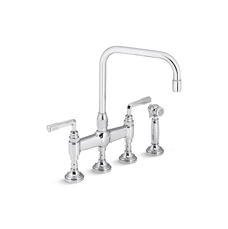 Kallista P23051-LV For Town Kitchen Faucet, Lever Handles, W/ Sidespray - Parent