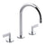 Kallista P24490-LV One Lavatory Bathroom Sink Faucet, Gooseneck, Lever Handles - Parent