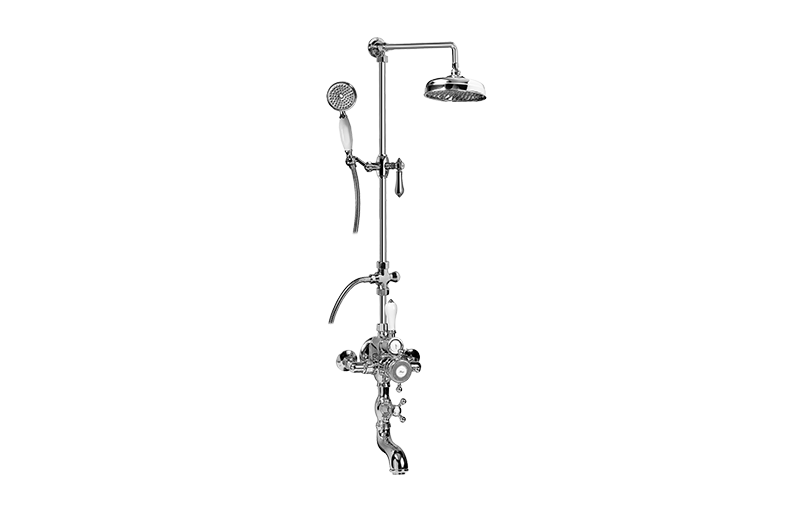 Graff CD4.02-LM34S Adley Exposed Thermostatic Tub and Shower System With Handshower - Parent