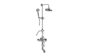 Graff CD4.11-C2S Exposed Thermostatic Shower System With Handshower