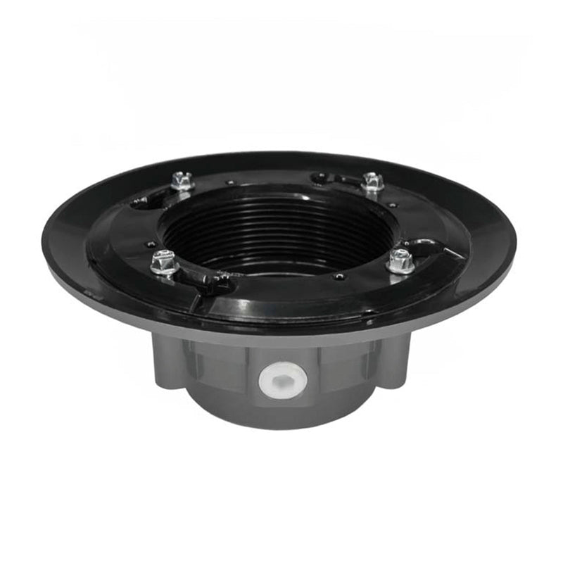 Infinity Drain CDA 43 Clamp Down Drain ABS 4" Throat, 3" Outlet