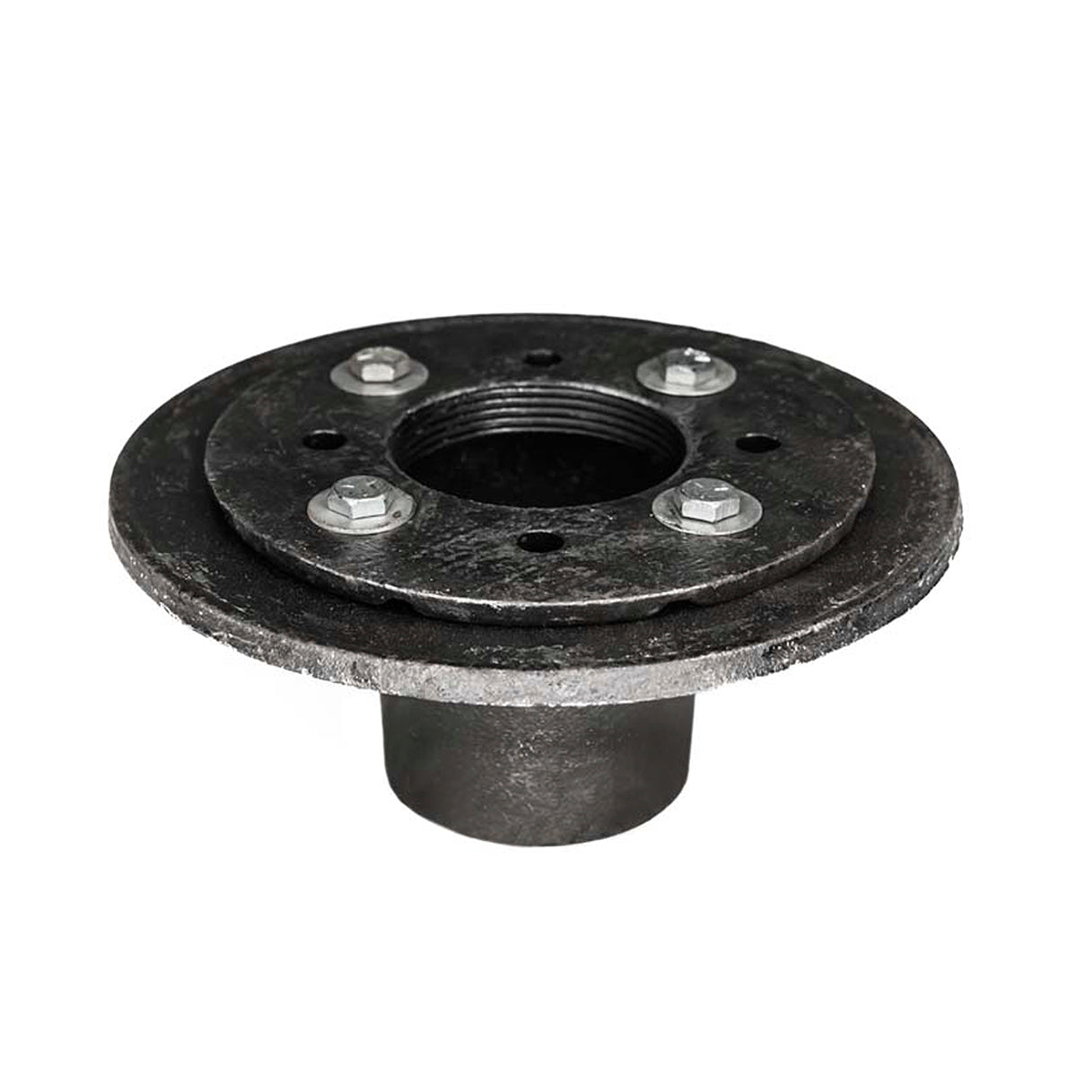 Infinity Drain CDIB 22 Clamp Down Drain Cast Iron, 2" Throat, 2" No Hub Outlet