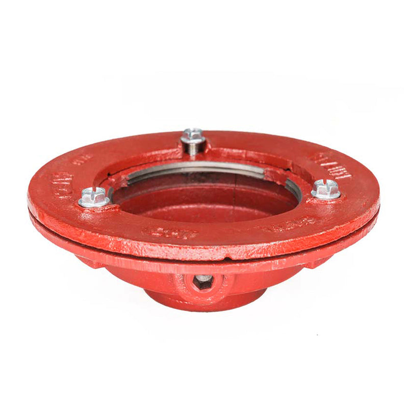 Infinity Drain CDIT 42 Clamp Down Drain Cast Iron 4" Throat, 2" Threaded Outlet
