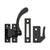 Deltana CF450 Window Lock, Casement Fastener, Reversible, 4-1/2
