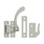 Deltana CF450 Window Lock, Casement Fastener, Reversible, 4-1/2