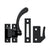 Deltana CF450 Window Lock, Casement Fastener, Reversible, 4-1/2