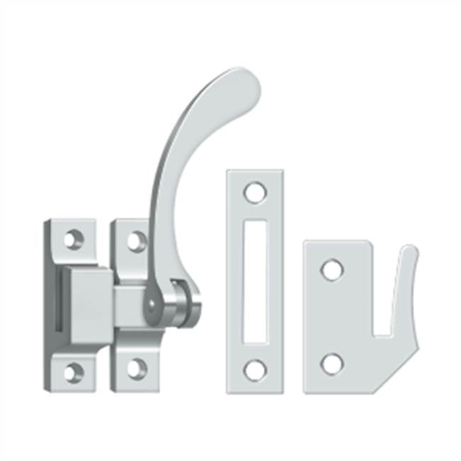 Deltana CF450 Window Lock, Casement Fastener, Reversible, 4-1/2