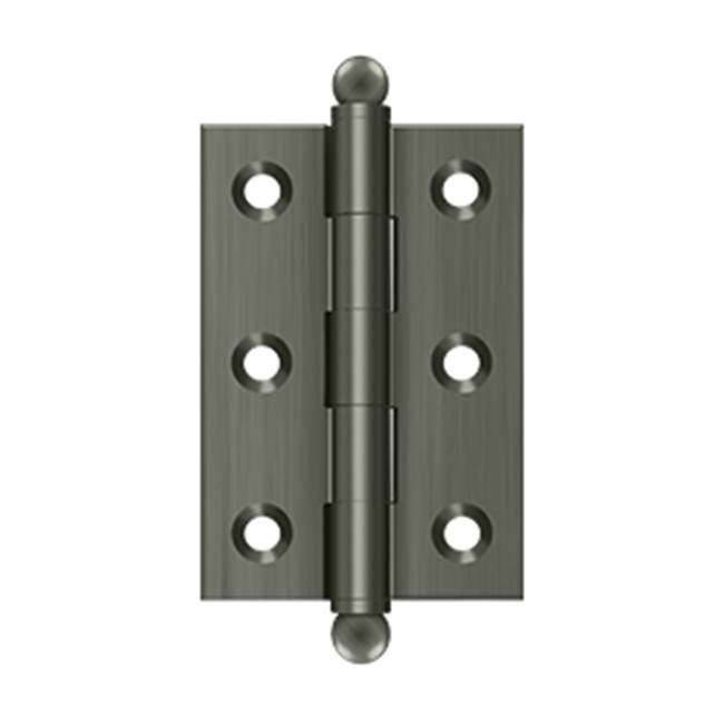 Deltana CH2517 2-1/2 x 1-11/16 Hinge, With  Ball Tips