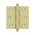 Deltana CH2525 2-1/2 x 2-1/2 Hinge, With  Ball Tips