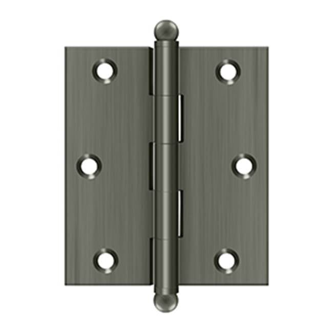 Deltana CH3025 3 x 2-1/2 Hinge, With  Ball Tips