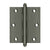 Deltana CH3025 3 x 2-1/2 Hinge, With  Ball Tips