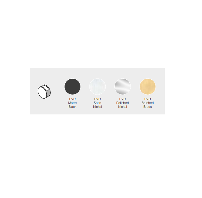 Effe CH75000040 Steam diffusers finishes polished nickel pvd