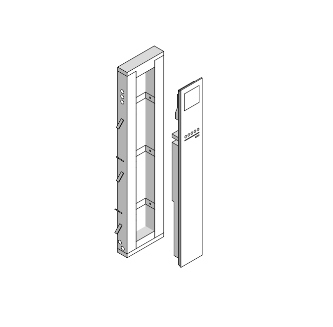 Effe CH90000176 Touch & steam usa counterbox