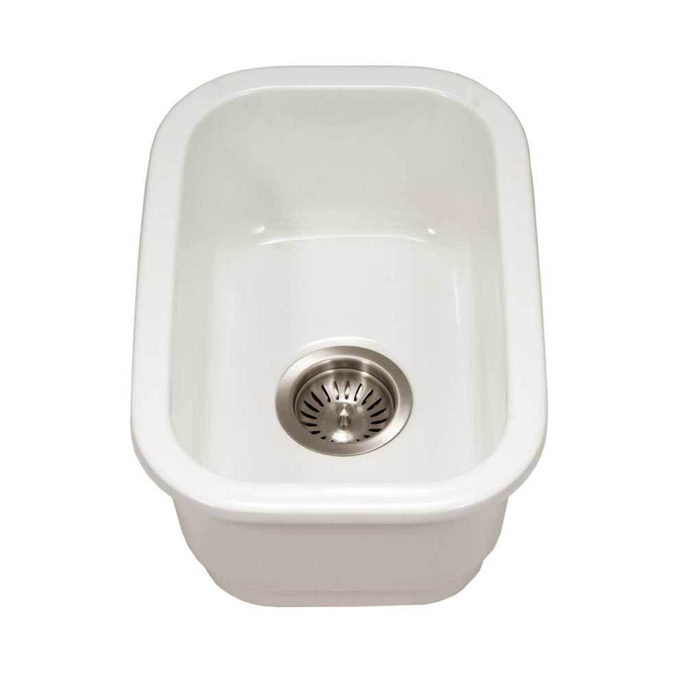 Hamat H-CHE-1319BU Undermount Fireclay Bar Sink