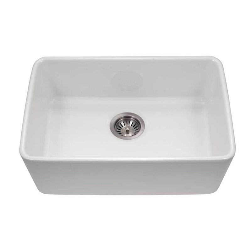 Hamat H-CHE-2417SU Undermount Fireclay Single Bowl Kitchen Sink