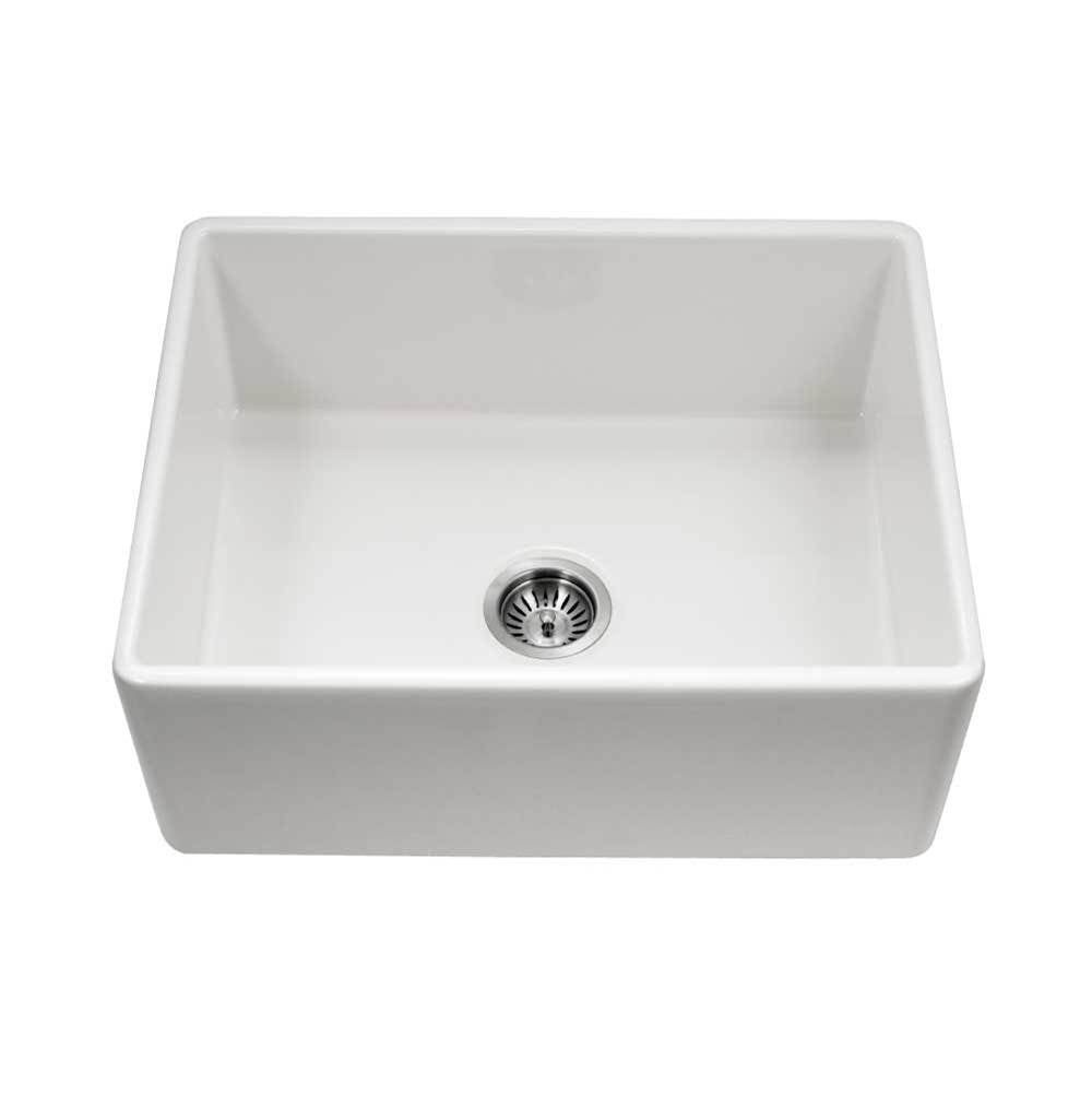 Hamat H-CHE-2620SA Apron-Front Fireclay Single Bowl Kitchen Sink