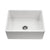 Hamat H-CHE-2620SA Apron-Front Fireclay Single Bowl Kitchen Sink
