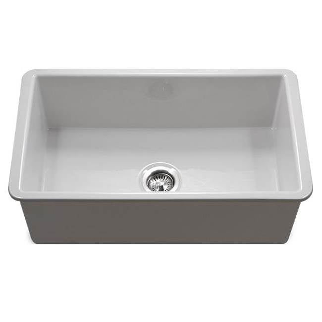 Hamat H-CHE-3219SU Undermount Fireclay Single Bowl Kitchen Sink