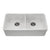 Hamat H-CHE-3318DHU Undermount Fireclay Double Bowl Kitchen Sink