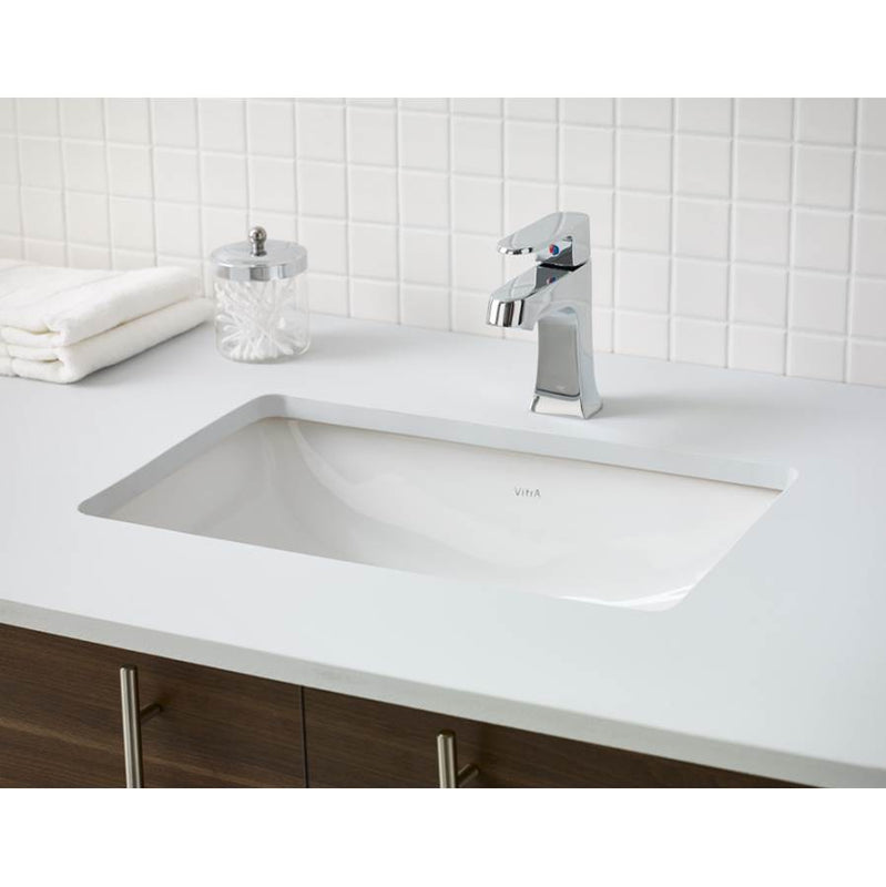 Cheviot 1104-WH Square Seville Undermount Sink  - White