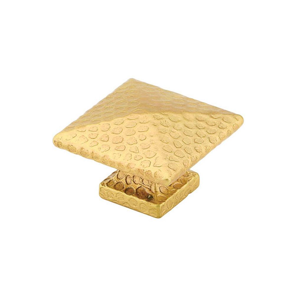 Emtek Arts And Crafts Square Dimpled Knob