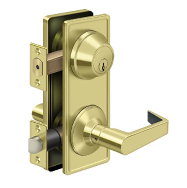 Deltana CL308ILC Intercon. Lock GR2, Passage With  Claredon Lever