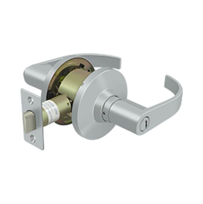 Deltana CL402EL Comm, Privacy Standard Grade 2, Curved Lever