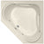 Hydro Systems CLA5555AWP Clarissa 55 X 55 Acrylic Whirlpool Jet Tub System - Parent