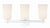 Crystorama COL-103 Colton 3 Light Wall Mount