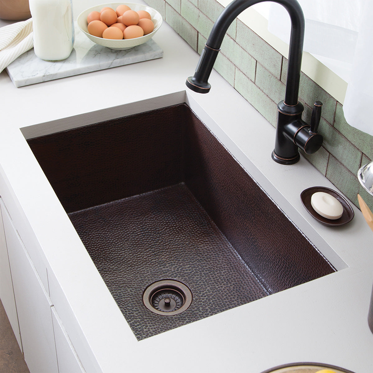 Native Trails Cocina Undermount Copper Kitchen Sink