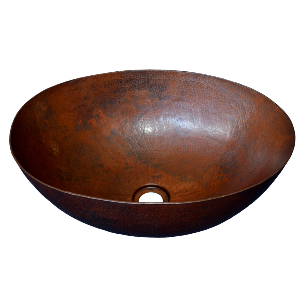 Native Trails CPS269 Maestro Oval  Bathroom Vessel Sink in Antique Copper