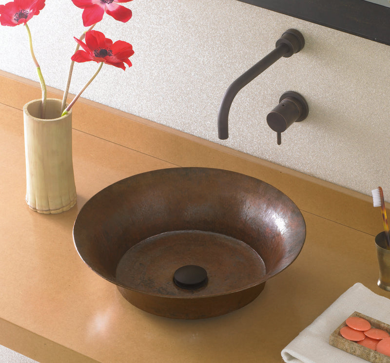 Native Trails CPS271 Maestro Bajo Bathroom Vessel Sink in Antique Copper