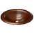 Native Trails CPS286 Maestro Lotus Bathroom Drop In Sink in Antique Copper