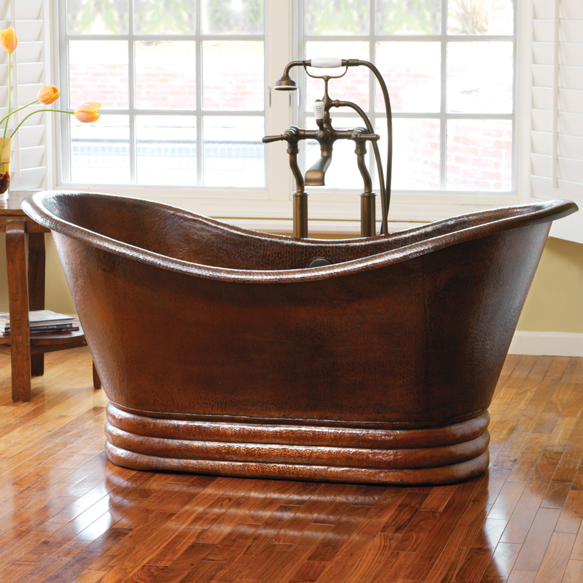 Native Trails CPS912 60" Aurora Copper Bath Tub Antique