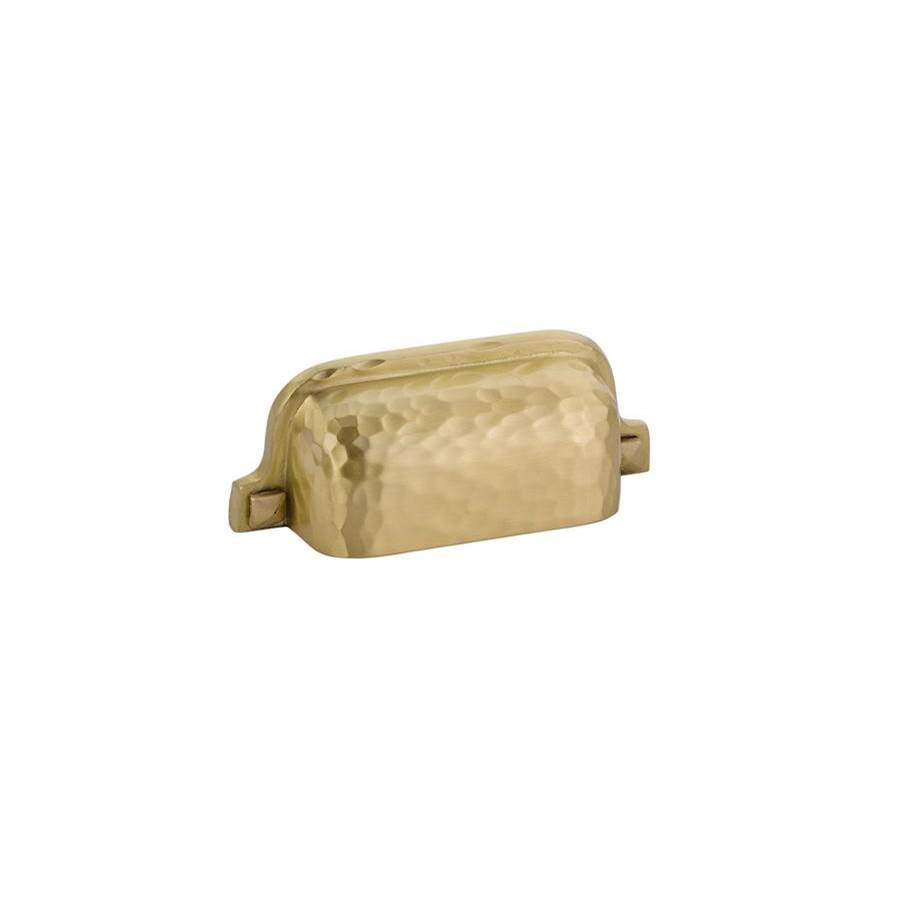 Emtek 86049 Hammered Bin Pull , 3" C-C