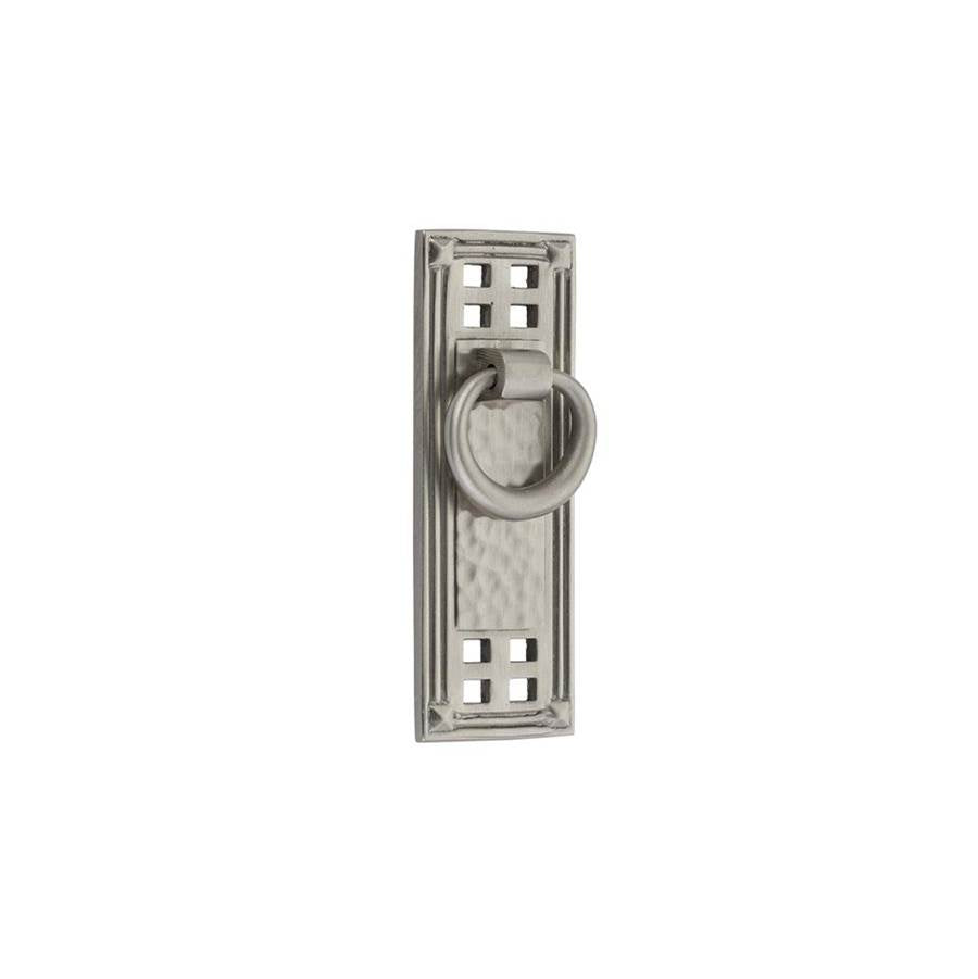Emtek 86042 Hammered Vertical Ring Pull , 1-1/2" C-C