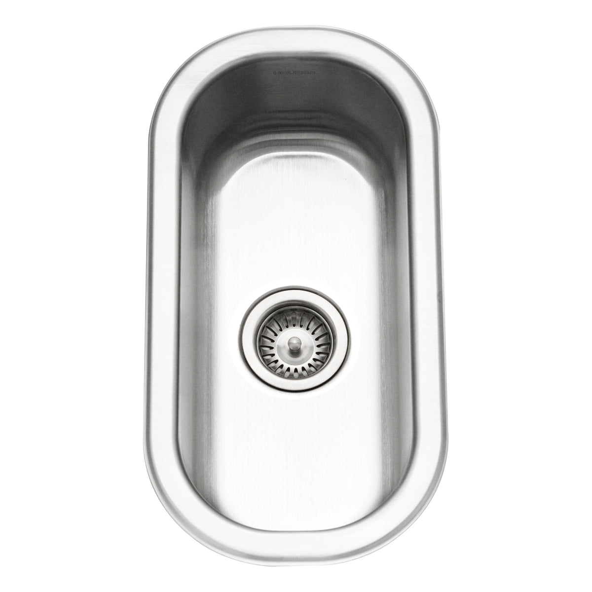 Houzer CS-1105-1 Club 10 Inch Stainless Steel Undermount Compact Single Bowl Bar Sink