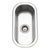 Houzer CS-1105-1 Club 10 Inch Stainless Steel Undermount Compact Single Bowl Bar Sink