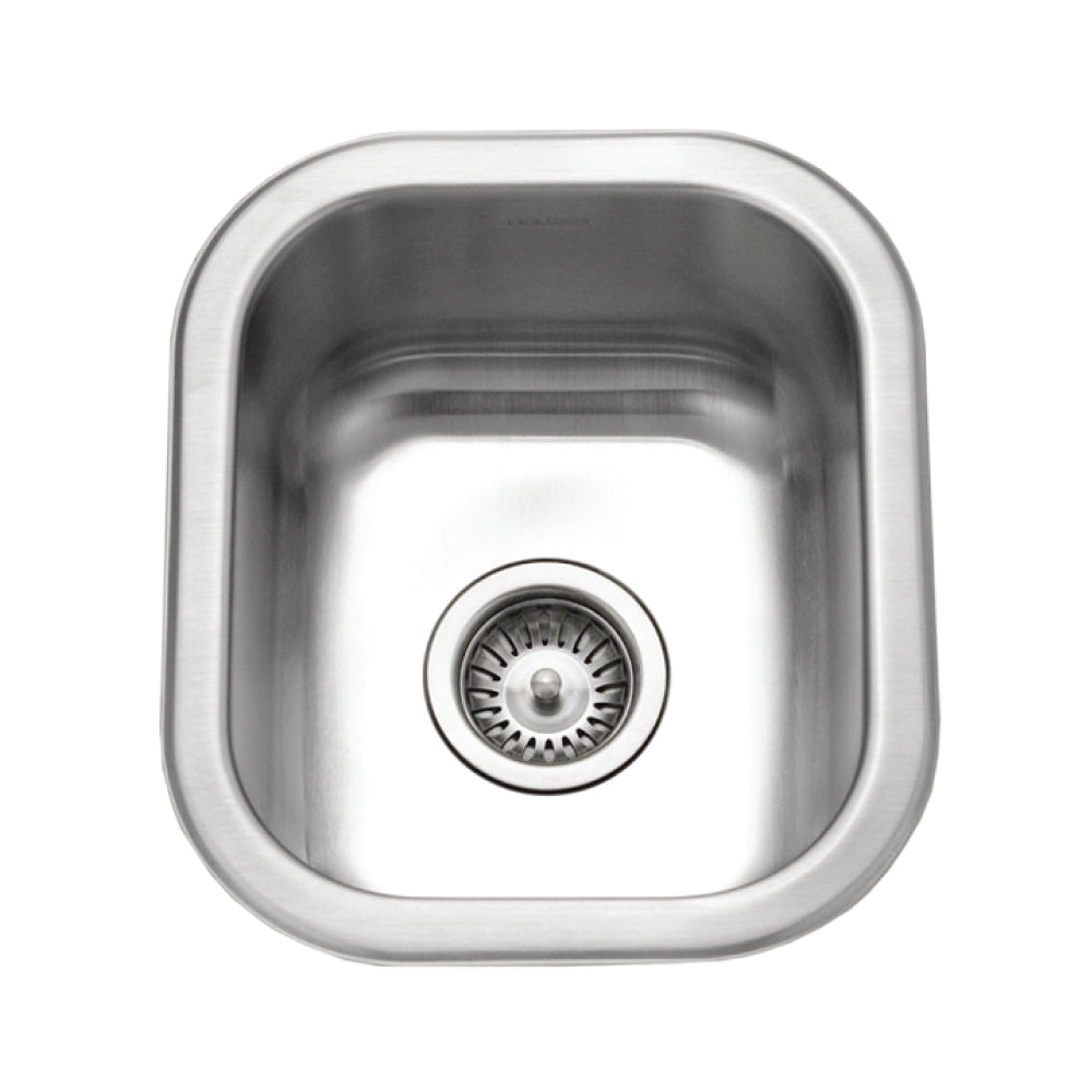 Houzer CS-1307-5 Club 13 Inch Stainless Steel Undermount Bar and Prep Sink