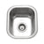 Houzer CS-1307-5 Club 13 Inch Stainless Steel Undermount Bar and Prep Sink