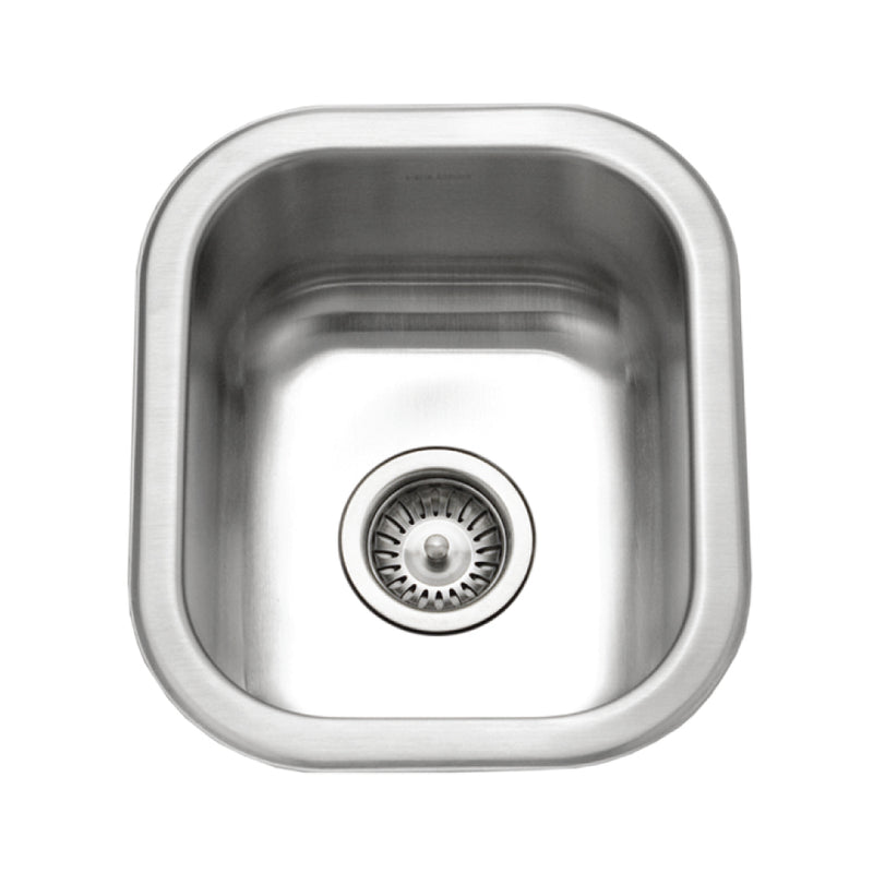 Houzer CS-1307-5 Club 13 Inch Stainless Steel Undermount Bar and Prep Sink