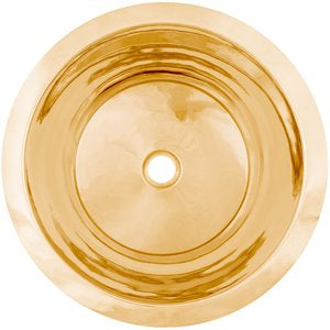 Linkasink CS016A Smooth Small Round Flat Bottom Bar/Utility, 1.5 Drain Opening - Parent