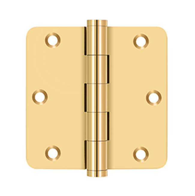 Deltana DSB35R4R 3-1/2 x 3-1/2 x 1/4 Radius Hinge, Residential - Parent