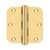 Deltana DSB35R5R 3-1/2 x 3-1/2 x 5/8 Radius Hinge, Residential - Parent